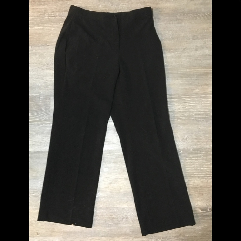 Coldwater creek black career pants 12